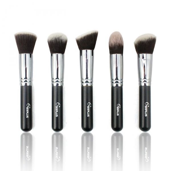 Synthetic Kabuki Brushes Sixplus + Frete Grátis + Brinde