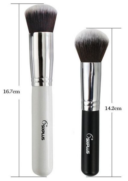 Kabuki Round F82 Branco Sixplus + Frete Grátis + Brinde