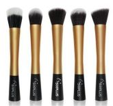 Gold Handle Kabuki Brushes Sixplus + Frete Grátis + Brinde